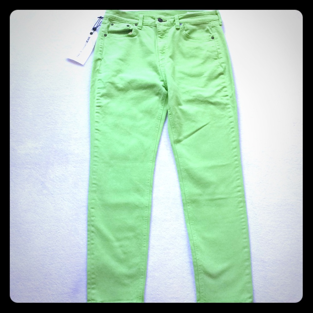 Rag & bone Lime high rise skinny jeans